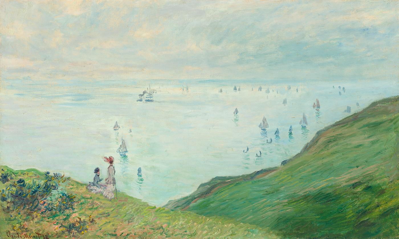 Cliffs at Pourville (1882) by Claude Monet. Original from the National Gallery of Art. Digitally enhanced by rawpixel. Cliffs at Pourville (1882) by Claude Monet. Original from the National Gallery of Art. Digitally enhanced by rawpixel.