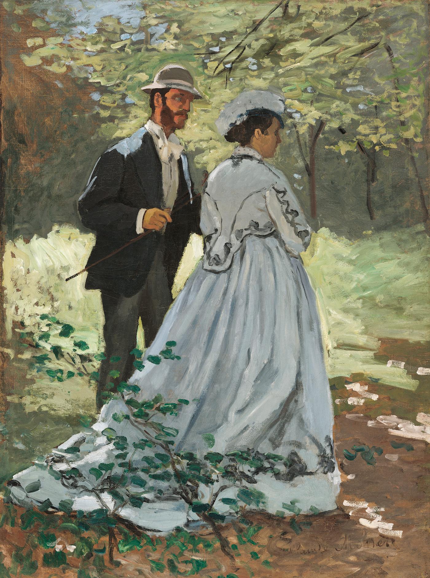 Bazille and Camille (1865) by Claude Monet. Original from the National Gallery of Art. Digitally enhanced by rawpixel. Bazille and Camille (1865) by Claude Monet. Original from the National Gallery of Art. Digitally enhanced by rawpixel.