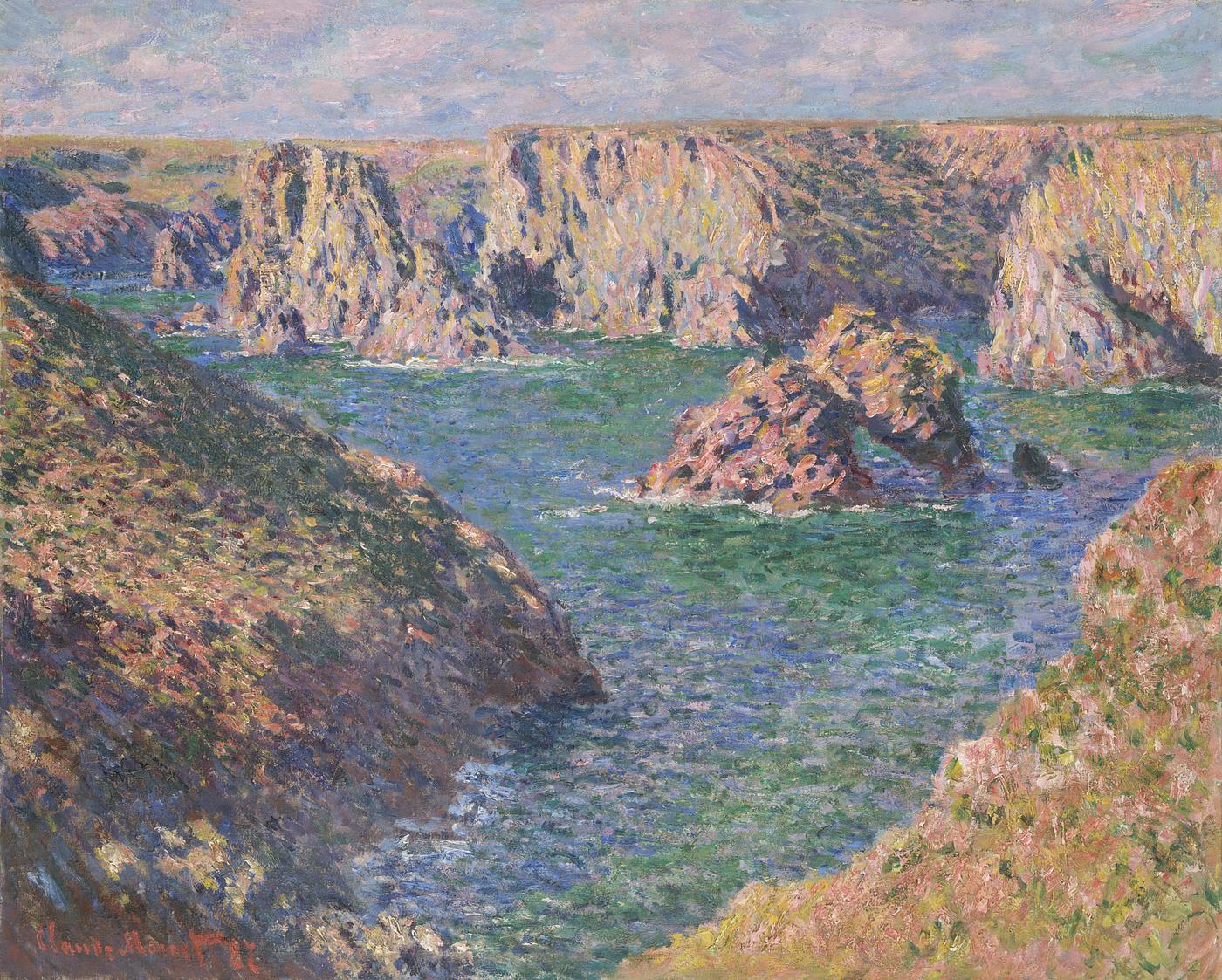 Port-Domois, Belle-Isle (1887) by Claude Monet. Original from the Yale University Art Gallery. Digitally enhanced by... Port-Domois, Belle-Isle (1887) by Claude Monet. Original from the Yale University Art Gallery. Digitally enhanced by...