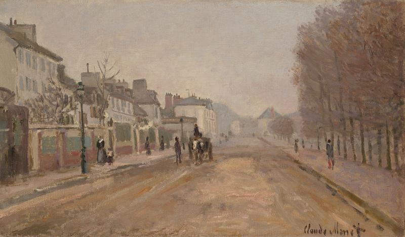Monet Argenteuil painting Boulevard Héloise, Argenteuil (1872) by Claude Monet. Original from the Yale University Art Gallery. Digitally…