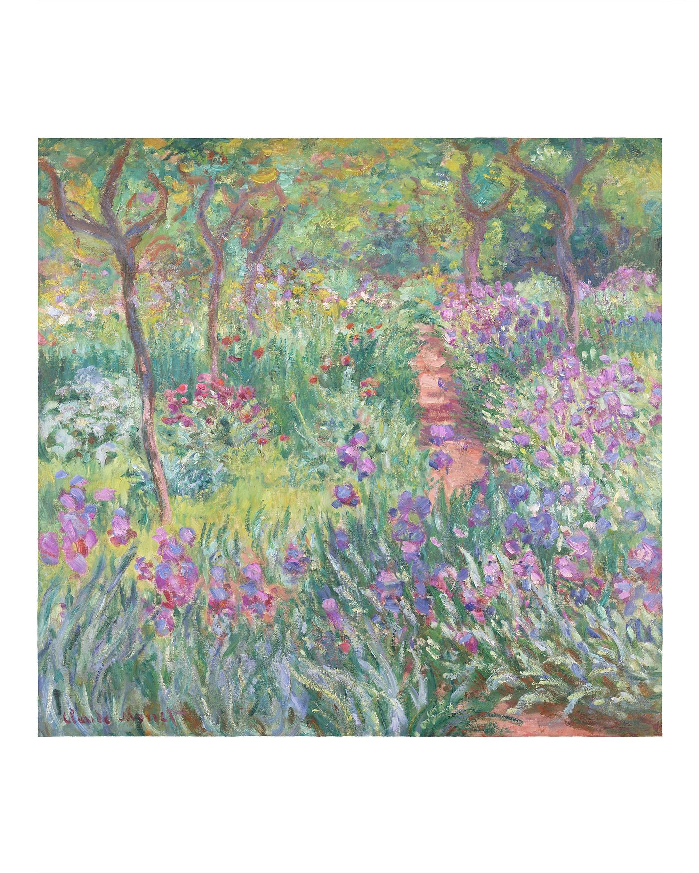 The Artist’s Garden in Giverny (1900) by Claude Monet. The Artist’s Garden in Giverny (1900) by Claude Monet.
