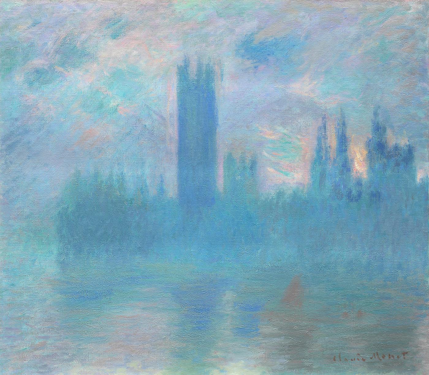 Houses of Parliament, London (1900–1901) by Claude Monet. Original from the Art Institute of Chicago. Digitally... Houses of Parliament, London (1900–1901) by Claude Monet. Original from the Art Institute of Chicago. Digitally...