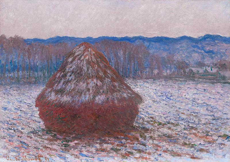 Monet haystack painting Haystacks (18901891) by Claude Monet. Original from the Art Institute of Chicago. Digitally enhanced by rawpixel.