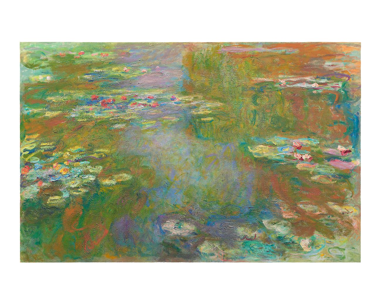 Monet Water Lilies Painting Royalty Free Illustration 547306