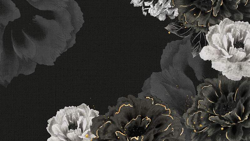 Wallpaper Desktop Dark Flower Images | Free Photos, PNG Stickers, Wallpapers  & Backgrounds - rawpixel