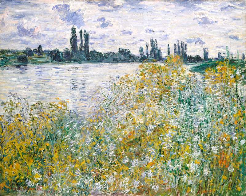 Île aux Fleurs near Vétheuil (1880) by Claude Monet, high resolution famous painting. Original from The MET.…