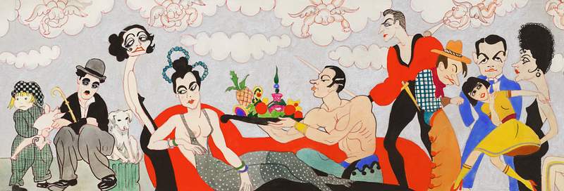 Mural Study 3: by John Decker (1895–1947). Original from Smithsonian Institution. Digitally enhanced by rawpixel.