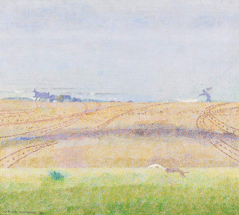 Misty Sea (1899) by Jan Toorop. Original from The Rijksmuseum. Digitally enhanced by rawpixel.