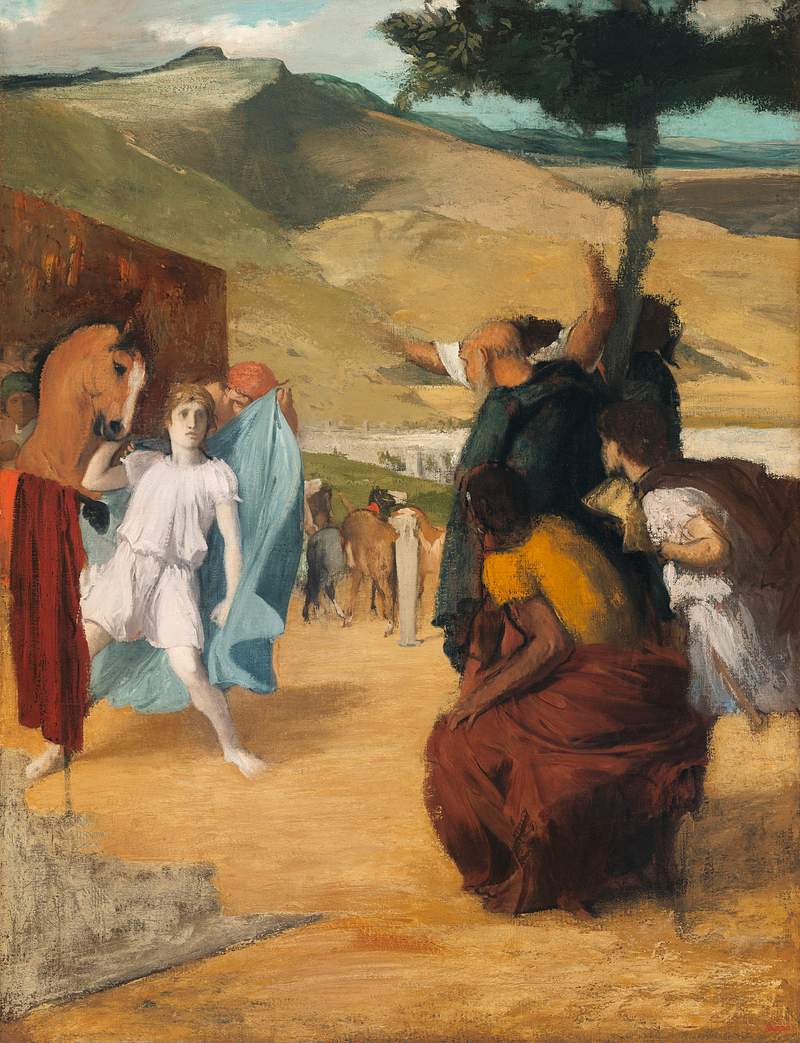 Alexander and Bucephalus (ca. 1861–1862) painting in high resolution by Edgar Degas. Original from The National Gallery…