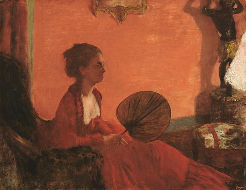 Madam Camus (ca. 1896–1870) painting in high resolution by Edgar Degas. Original from The National Gallery of Art.…