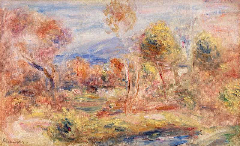 Glade (Clairière) (1909) by Pierre-Auguste Renoir. Original from Barnes Foundation. Digitally enhanced by rawpixel.