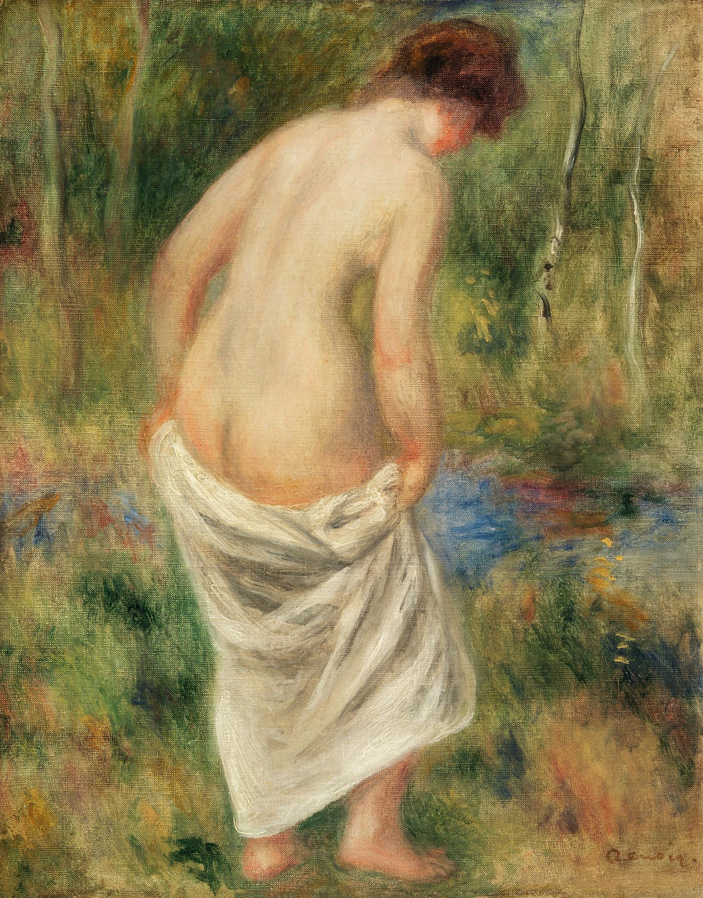 After the Bath (Après le bain) (1901) by Pierre-Auguste Renoir. Original from Barnes Foundation. Digitally enhanced... After the Bath (Après le bain) (1901) by Pierre-Auguste Renoir. Original from Barnes Foundation. Digitally enhanced...