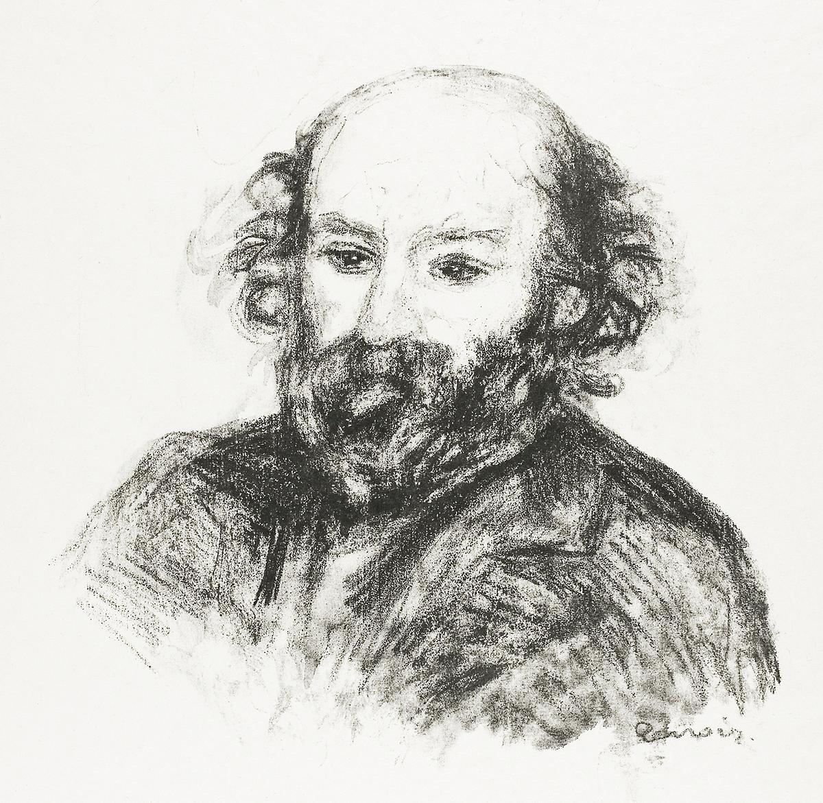 Artwork by Pierre–Auguste Renoir | Free public domain illustration Portrait of Cezanne (1902) by Pierre-Auguste Renoir. Original from The Art Institute of Chicago. Digitally enhanced by…