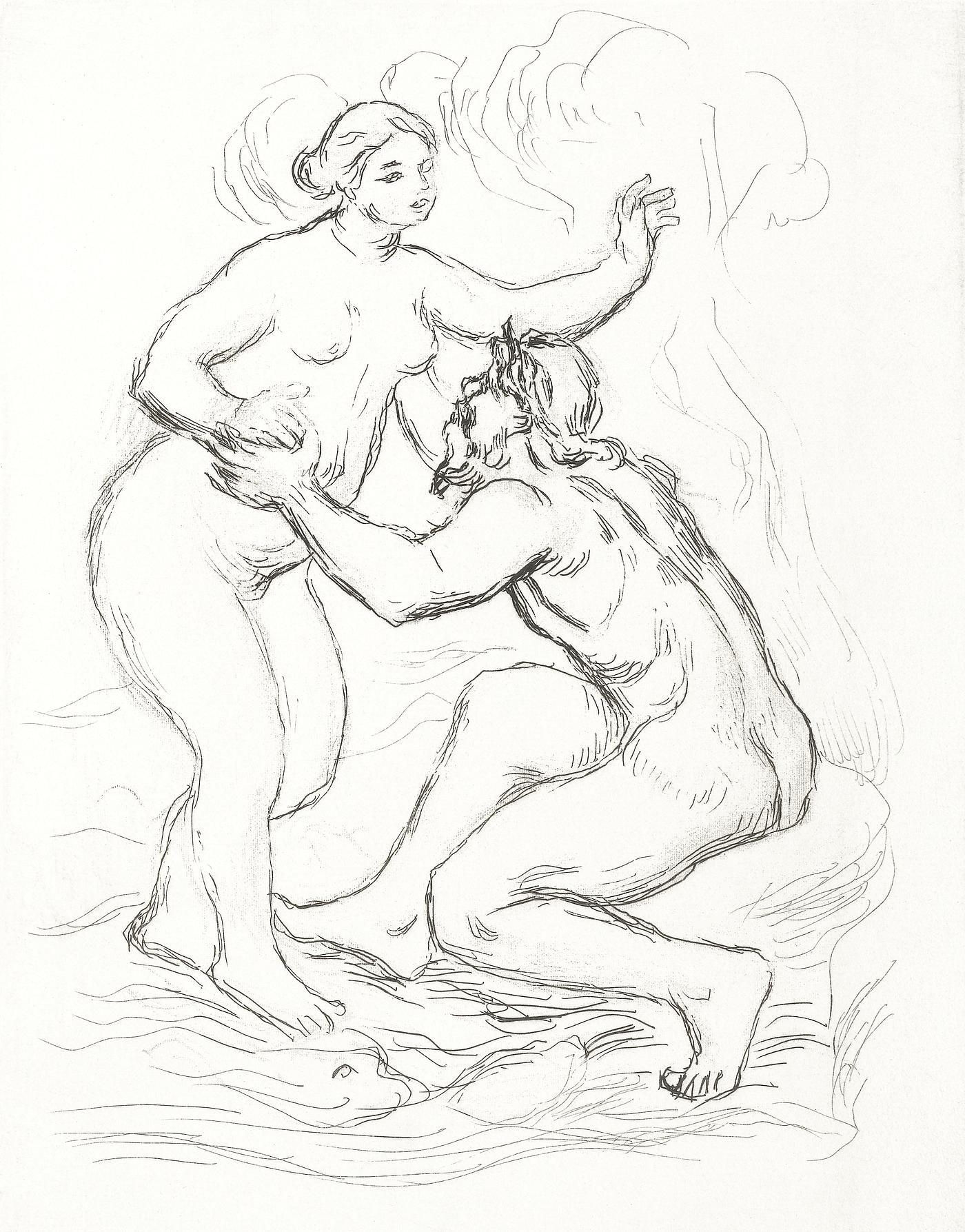 Le Fleuve Scamandre (1918) by Pierre-Auguste Renoir. Original from The Rijksmuseum. Digitally enhanced by rawpixel. Le Fleuve Scamandre (1918) by Pierre-Auguste Renoir. Original from The Rijksmuseum. Digitally enhanced by rawpixel.