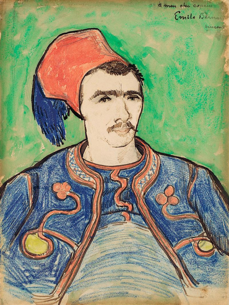 The Zouave (1888) by Vincent Van Gogh. Original from the MET Museum. Digitally enhanced by rawpixel. The Zouave (1888) by Vincent Van Gogh. Original from the MET Museum. Digitally enhanced by rawpixel.