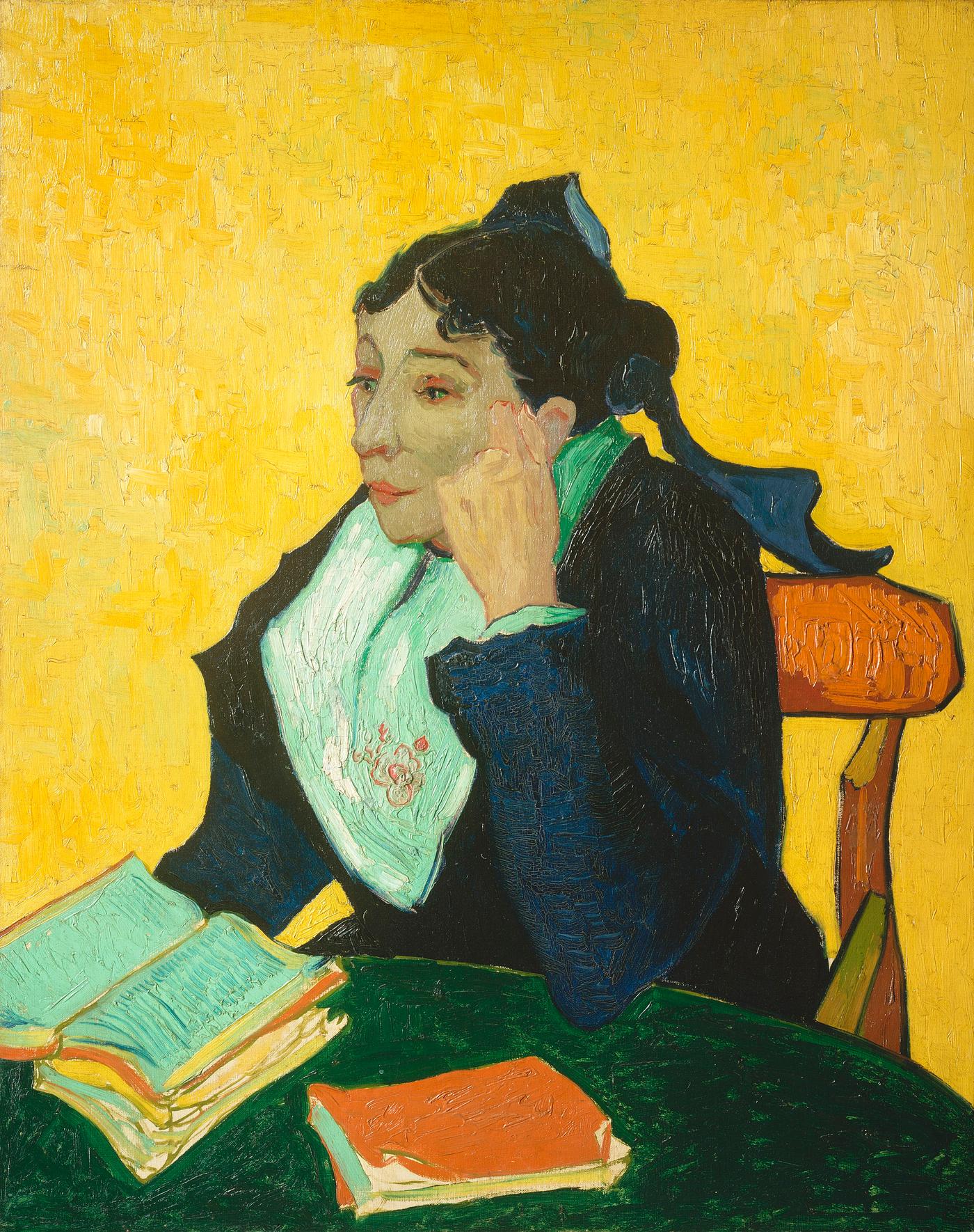 Madame Joseph-Michel Ginoux (1888–1889) by Vincent Van Gogh. Original from the MET Museum. Digitally enhanced by... Madame Joseph-Michel Ginoux (1888–1889) by Vincent Van Gogh. Original from the MET Museum. Digitally enhanced by...