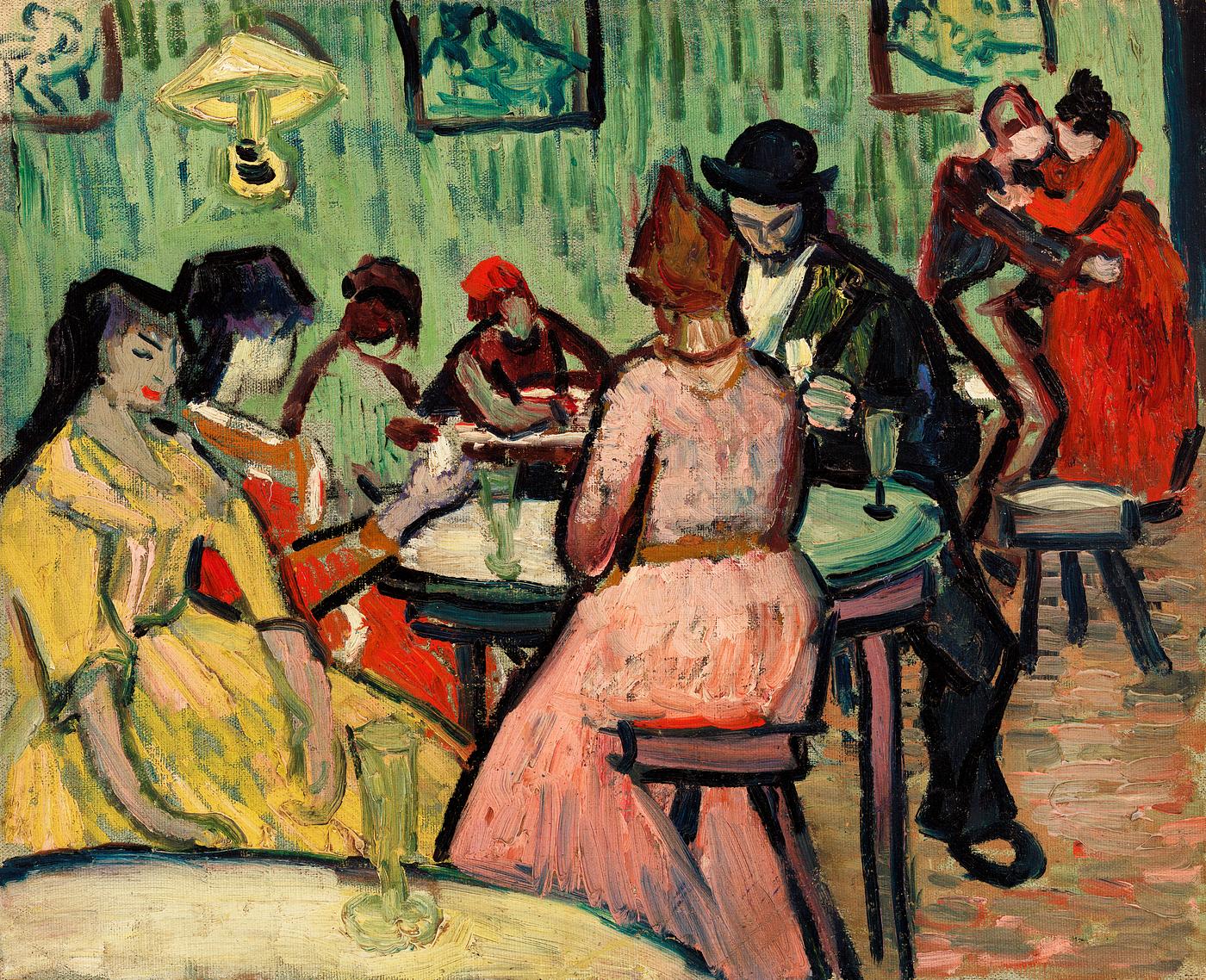 The Brothel (Le Lupanar) (1888) by Vincent Van Gogh. Original from the Barnes Foundation. Digitally enhanced by rawpixel. The Brothel (Le Lupanar) (1888) by Vincent Van Gogh. Original from the Barnes Foundation. Digitally enhanced by rawpixel.