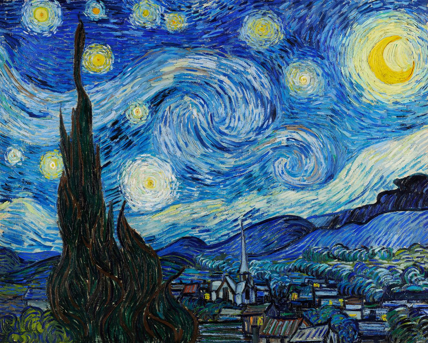 The Starry Night (1889) by Vincent Van Gogh. Original from Wikimedia Commons. Digitally enhanced by rawpixel. The Starry Night (1889) by Vincent Van Gogh. Original from Wikimedia Commons. Digitally enhanced by rawpixel.