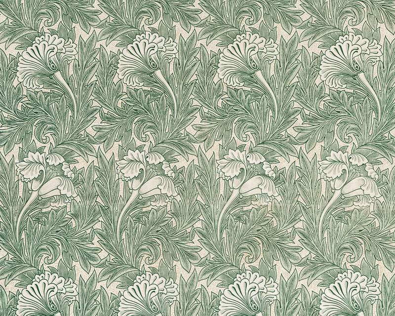 Tulip pattern (1875) by William Morris. Original from The Cleveland Museum of Art. Digitally enhanced by rawpixel.