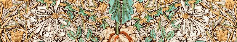 Honeysuckle pattern (1876) by William Morris. Original from The Smithsonian Institution. Digitally enhanced by rawpixel.