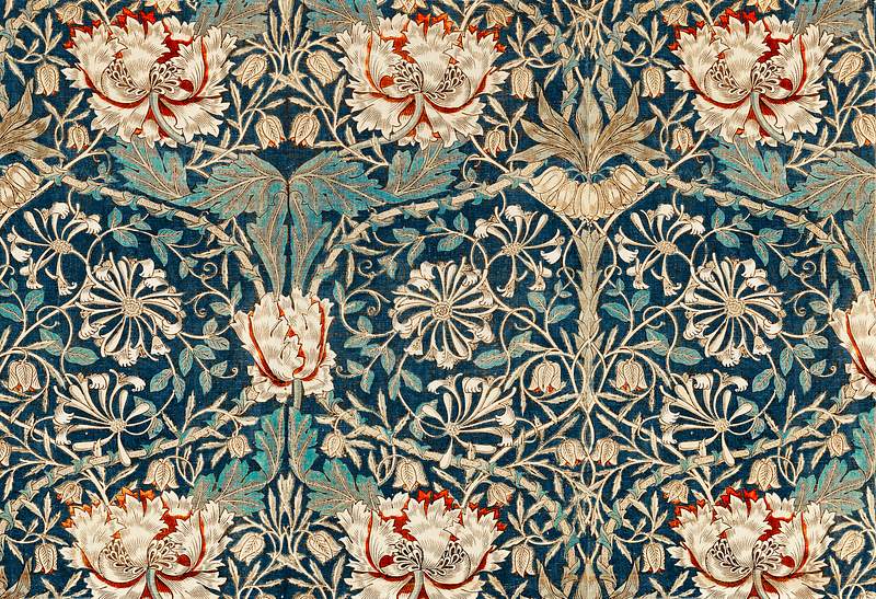 Honeysuckle (1876) by William Morris. Original from The MET Museum. Digitally enhanced by rawpixel.