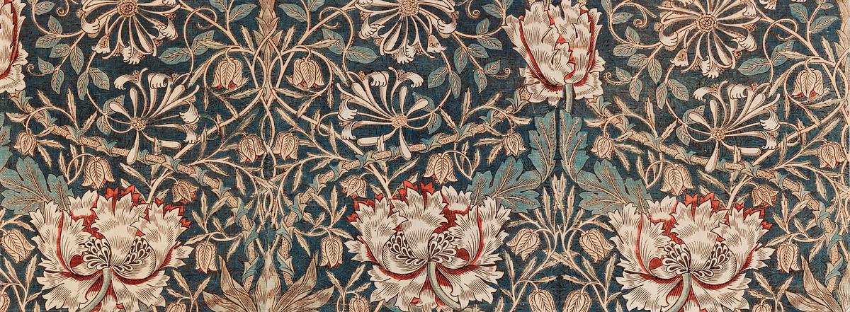 Honeysuckle (1876) by William Morris.… | Free public domain illustration Honeysuckle (1876) by William Morris. Original from The MET Museum. Digitally enhanced by rawpixel.