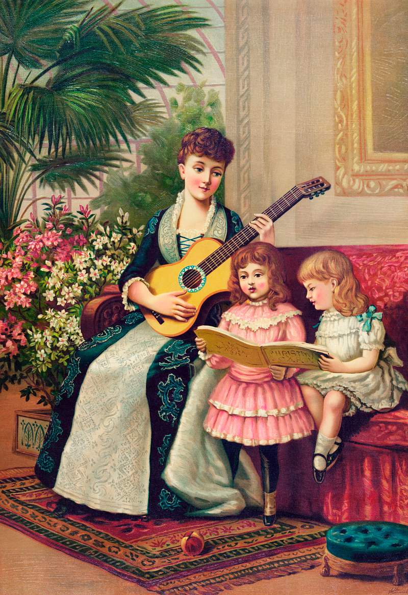The Christmas Carol (1888) by Hatch Lith Co. Original from Library of Congress. Digitally enhanced by rawpixel.