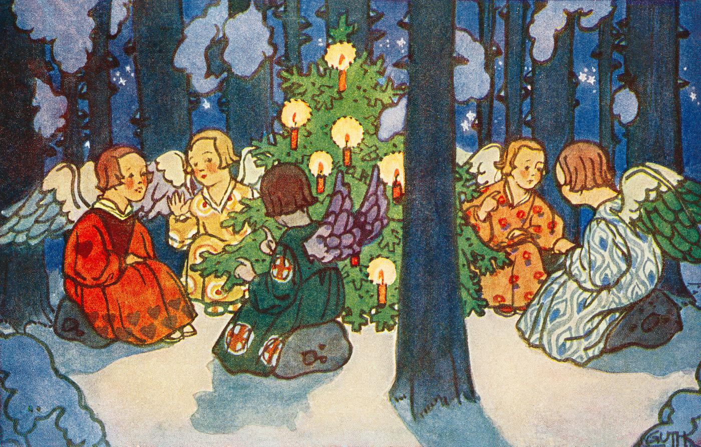 Vintage Christmas Postcard by Zdenek Guth. Original from The New York Public Library. Digitally enhanced by rawpixel. Vintage Christmas Postcard by Zdenek Guth. Original from The New York Public Library. Digitally enhanced by rawpixel.