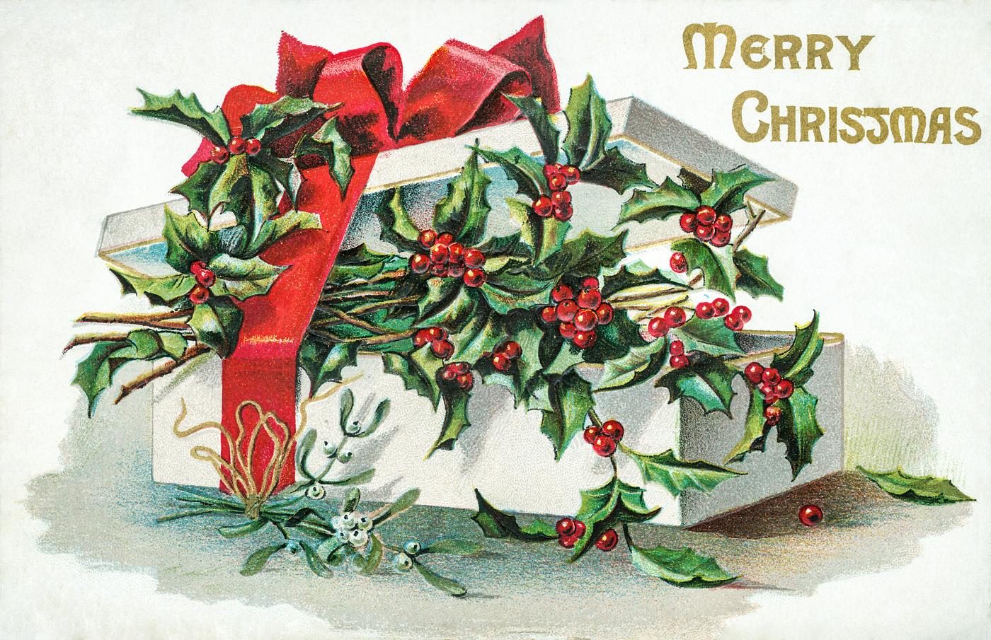 Vintage Christmas Card (1906) by H. I. Robbins Publisher. Original from The New York Public Library. Digitally enhanced by... Vintage Christmas Card (1906) by H. I. Robbins Publisher. Original from The New York Public Library. Digitally enhanced by...
