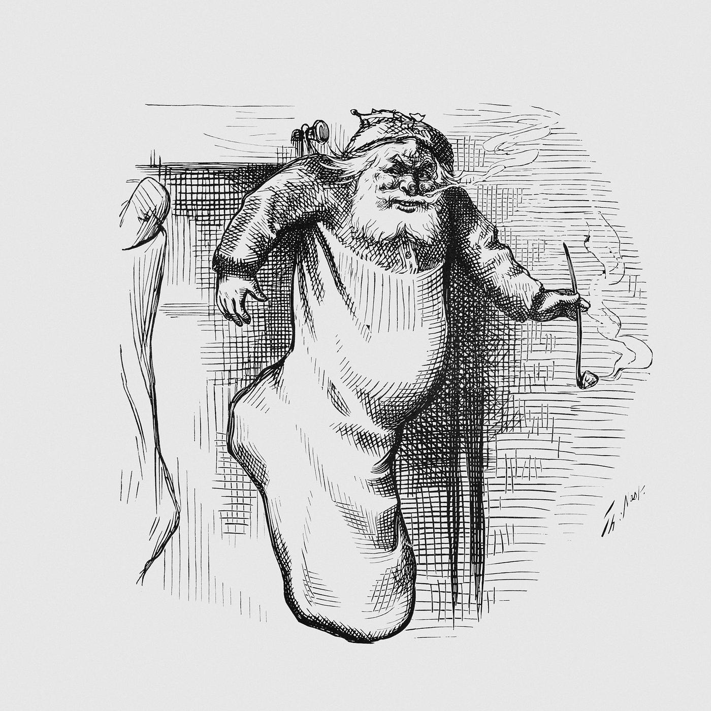 A Stocking Full (1879) by Thomas Nast. Original from The MET Museum. Digitally enhanced by rawpixel. A Stocking Full (1879) by Thomas Nast. Original from The MET Museum. Digitally enhanced by rawpixel.