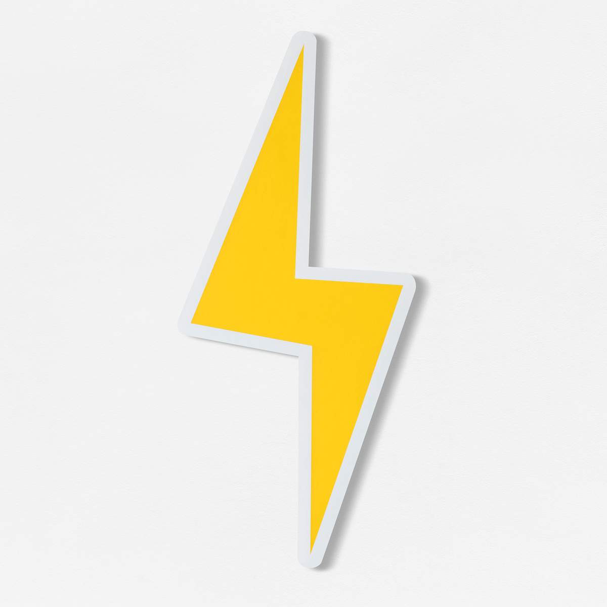 Download Yellow Electric Lightning Bolt Icon Royalty Free Psd Mockup 402506 PSD Mockup Templates