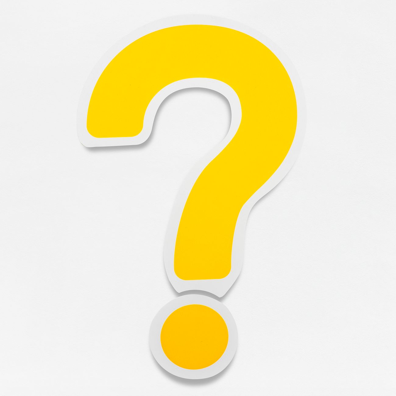 Download Yellow question mark sign ? icon isolated | Royalty free psd mockup - 476432