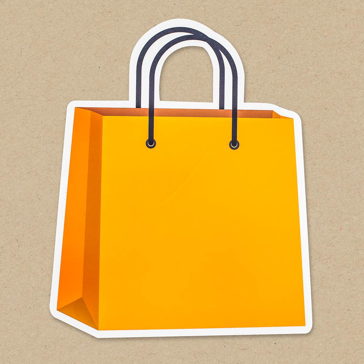 Download Yellow Shopping Bag Icon Isolated Free Photo 476604 Yellowimages Mockups