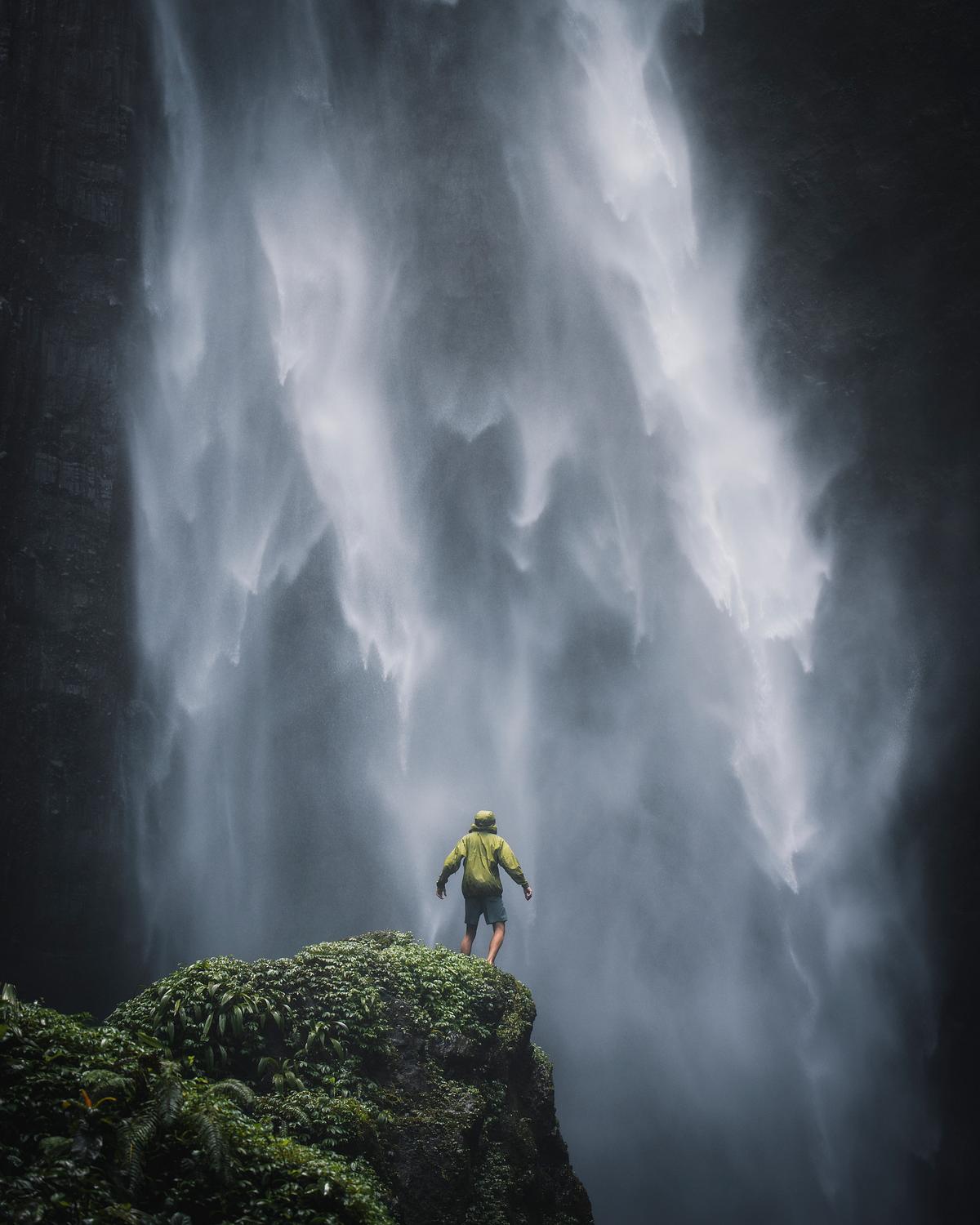 View of waterfall in Java, | Premium Photo - rawpixel