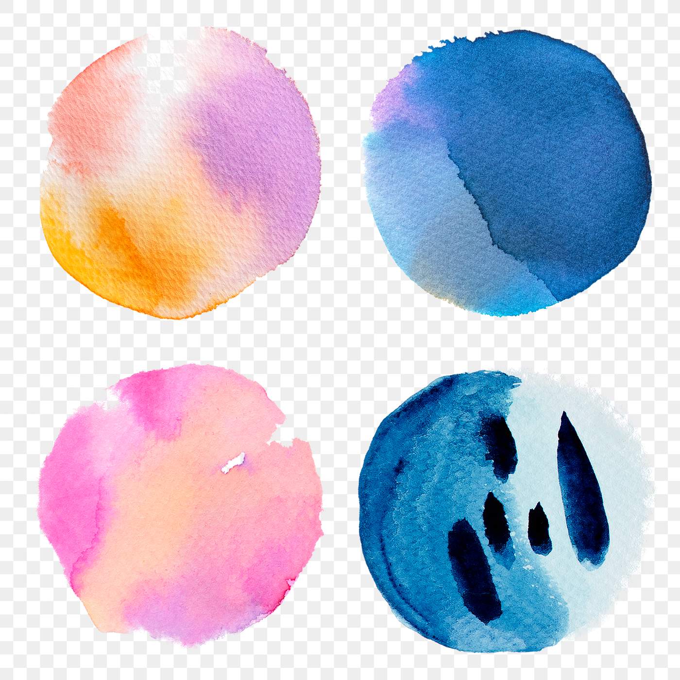  Round  watercolor  badges png  Free transparent png  2044783