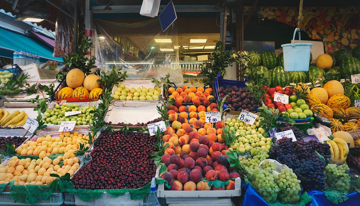 Fruit Market In Istanbul