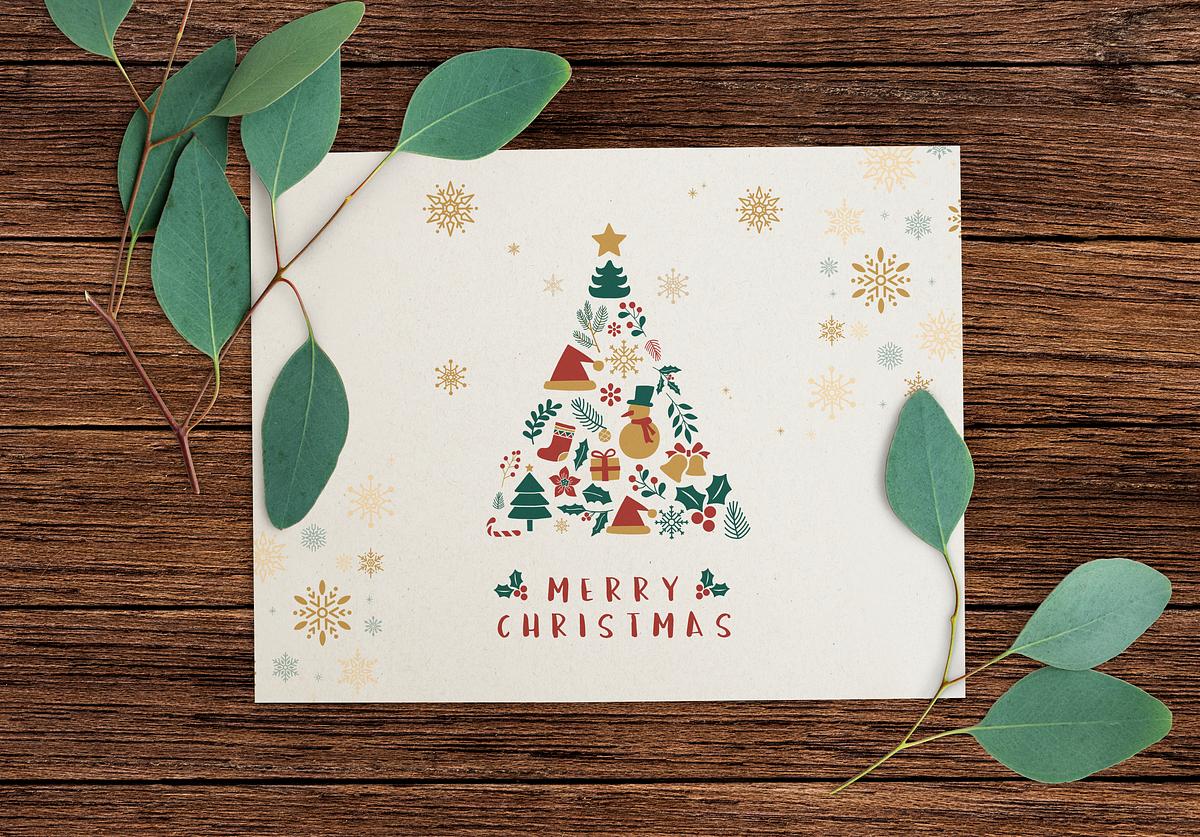 Download Christmas Greeting Wallpaper Royalty Free Stock Psd Mockup High Resolution Design