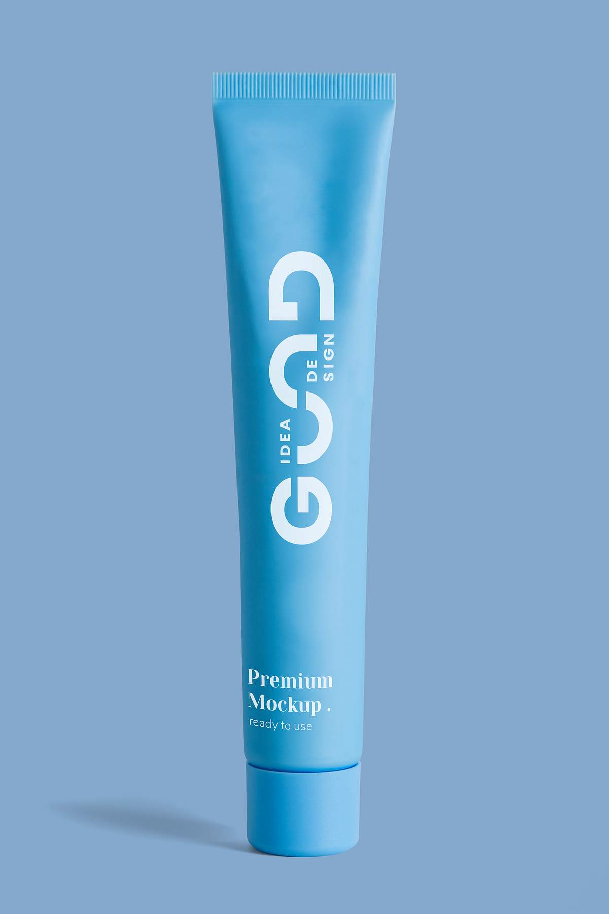 Download Cerulean Blue Toothpaste Mockup Design Royalty Free Stock Psd Mockup High Resolution Design