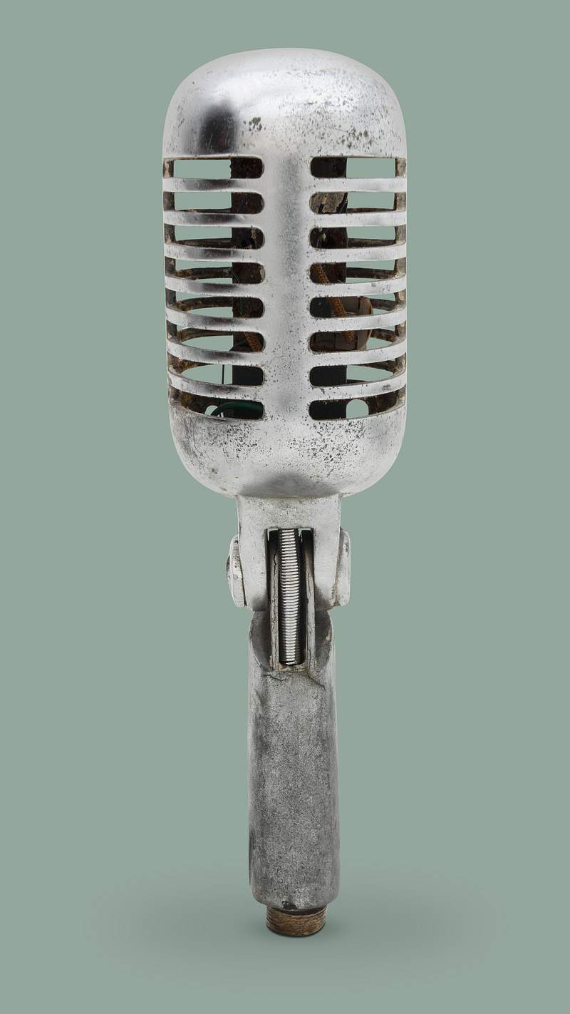 Download Hand Holding Microphone Isolated On Free Stock Photo High Resolution Image