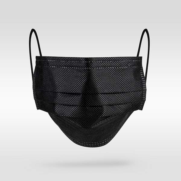 Download Black disposable medical face mask mockup | Royalty free ...