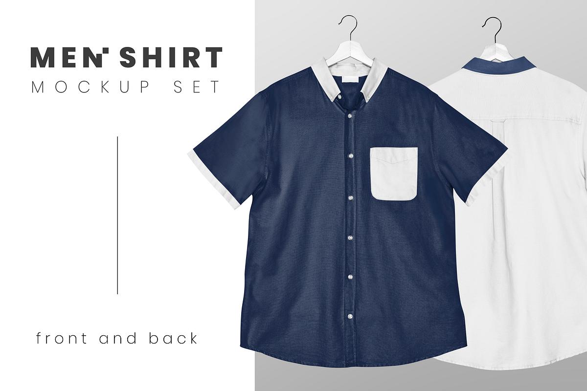 Download Hawaiian Shirt Mockup Psd Men S Casual Royalty Free Stock Illustration High Resolution Graphic