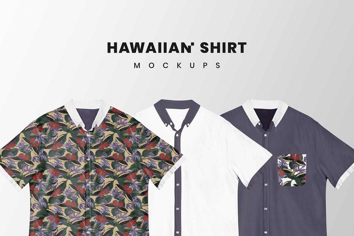 Download Hawaiian Shirt Mockup Psd Men S Casual Royalty Free Stock Illustration High Resolution Graphic