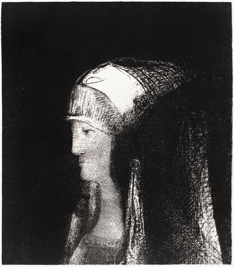 Druidesse by Odilon Redon Druidesse (1891) by Odilon Redon. Original from The MET museum. Digitally enhanced by rawpixel.