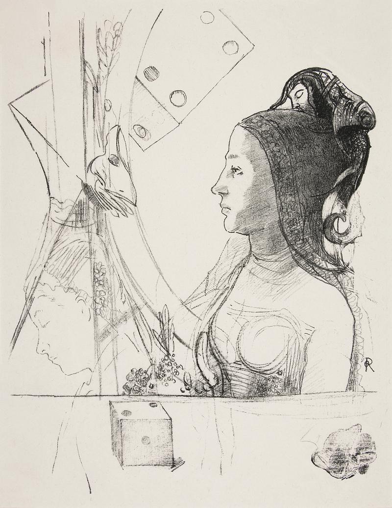 The series Trial Plates by Odilon Redon Untitled (1900) from the series Trial Plates by Odilon Redon. Original from the Yale University Art Gallery. Digitally…