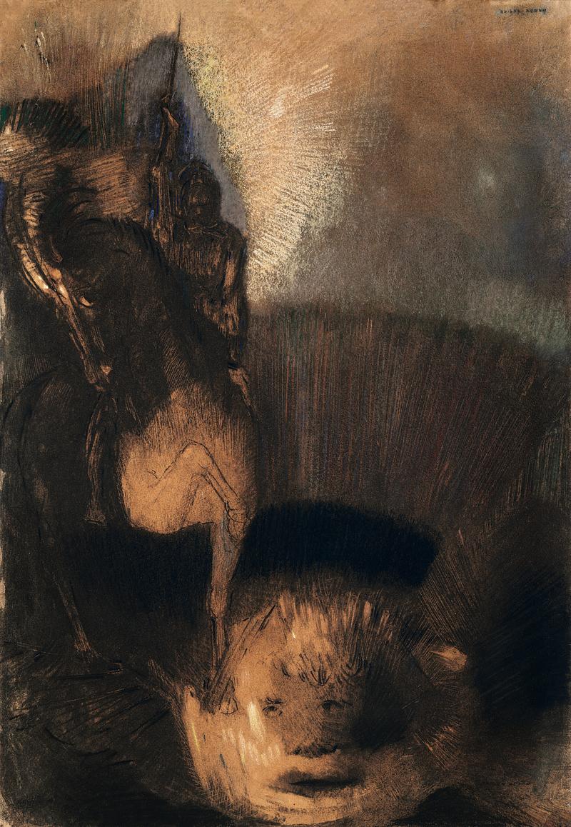 Saint George and the Dragon by Odilon Redon Saint George and the Dragon by Odilon Redon (1840—1916). Original from the National Gallery of Art. Digitally enhanced…