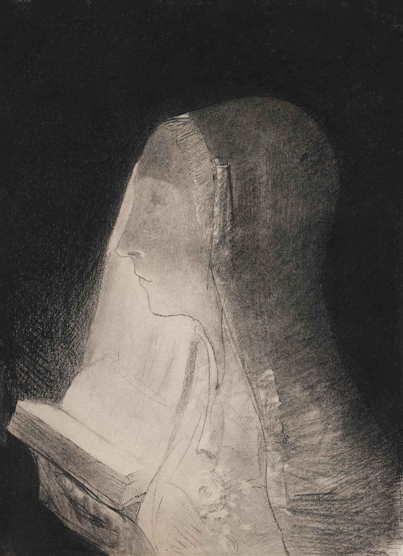 The Book of Light by Odilon Redon The Book of Light (1893) by Odilon Redon. Original from the National Gallery of Art. Digitally enhanced by rawpixel.