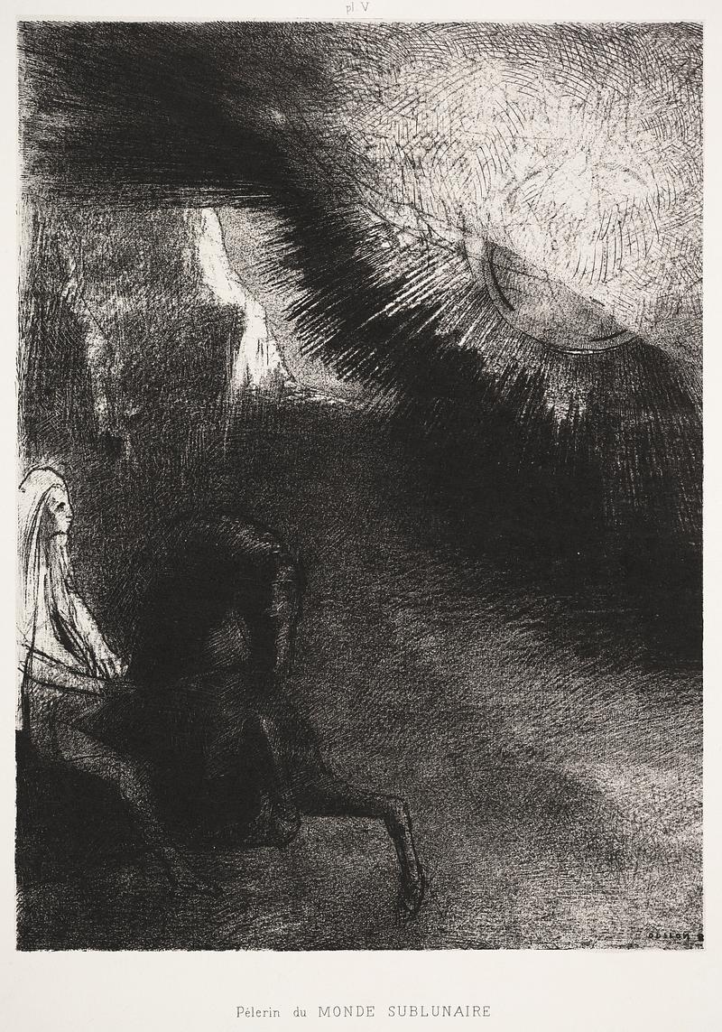 Artwork by Odilon Redon Pilgrim of the Sublunary World (1891) by Odilon Redon. Original from the National Gallery of Art. Digitally enhanced by…