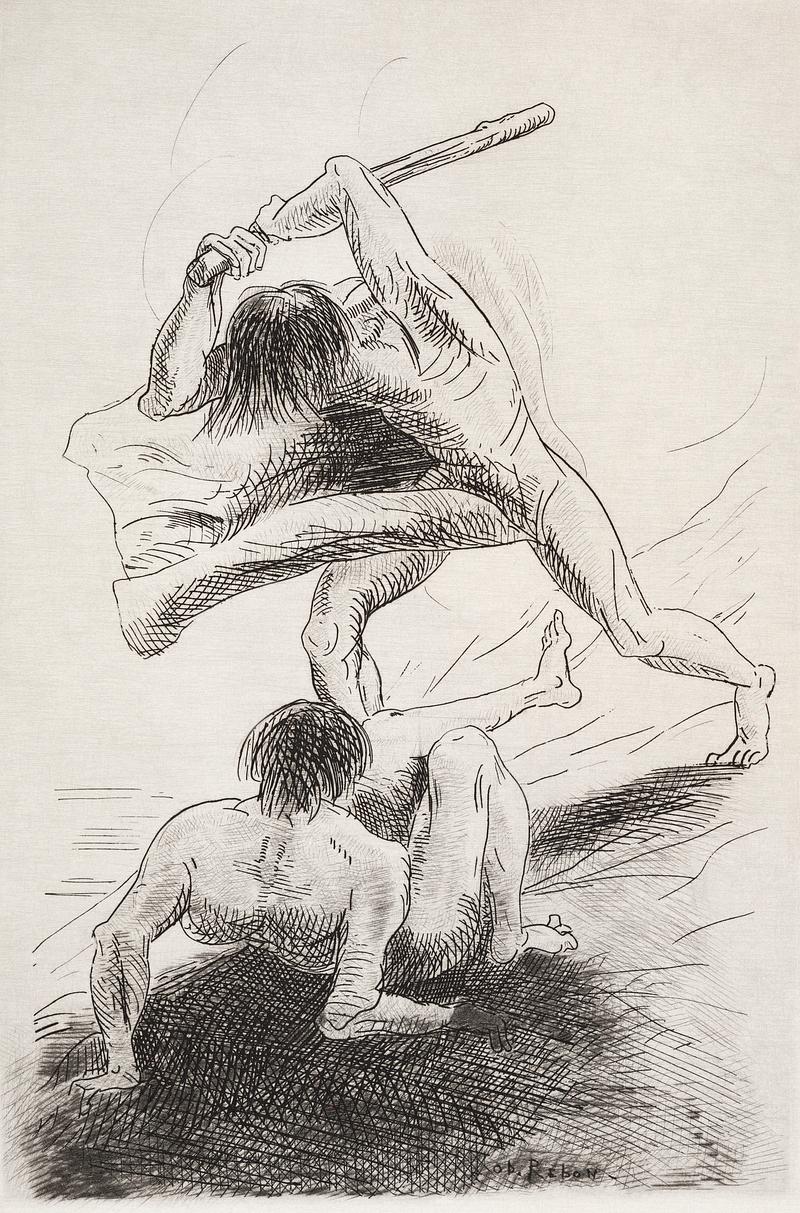 Cain and Abel by Odilon Redon Cain and Abel (1886) by Odilon Redon. Original from The MET museum. Digitally enhanced by rawpixel.