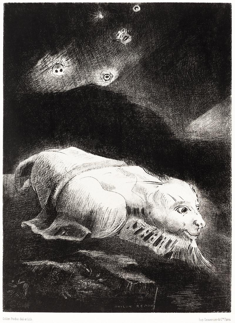 Artwork by Odilon Redon When Life Was Awakening in the Depths of Obscure Matter (1883) by Odilon Redon. Original from the National Gallery of Art.…