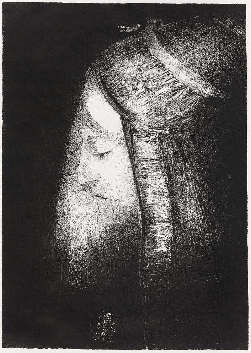 Profile of Light by Odilon Redon Profile of Light (1886) by Odilon Redon. Original from the National Gallery of Art. Digitally enhanced by rawpixel.